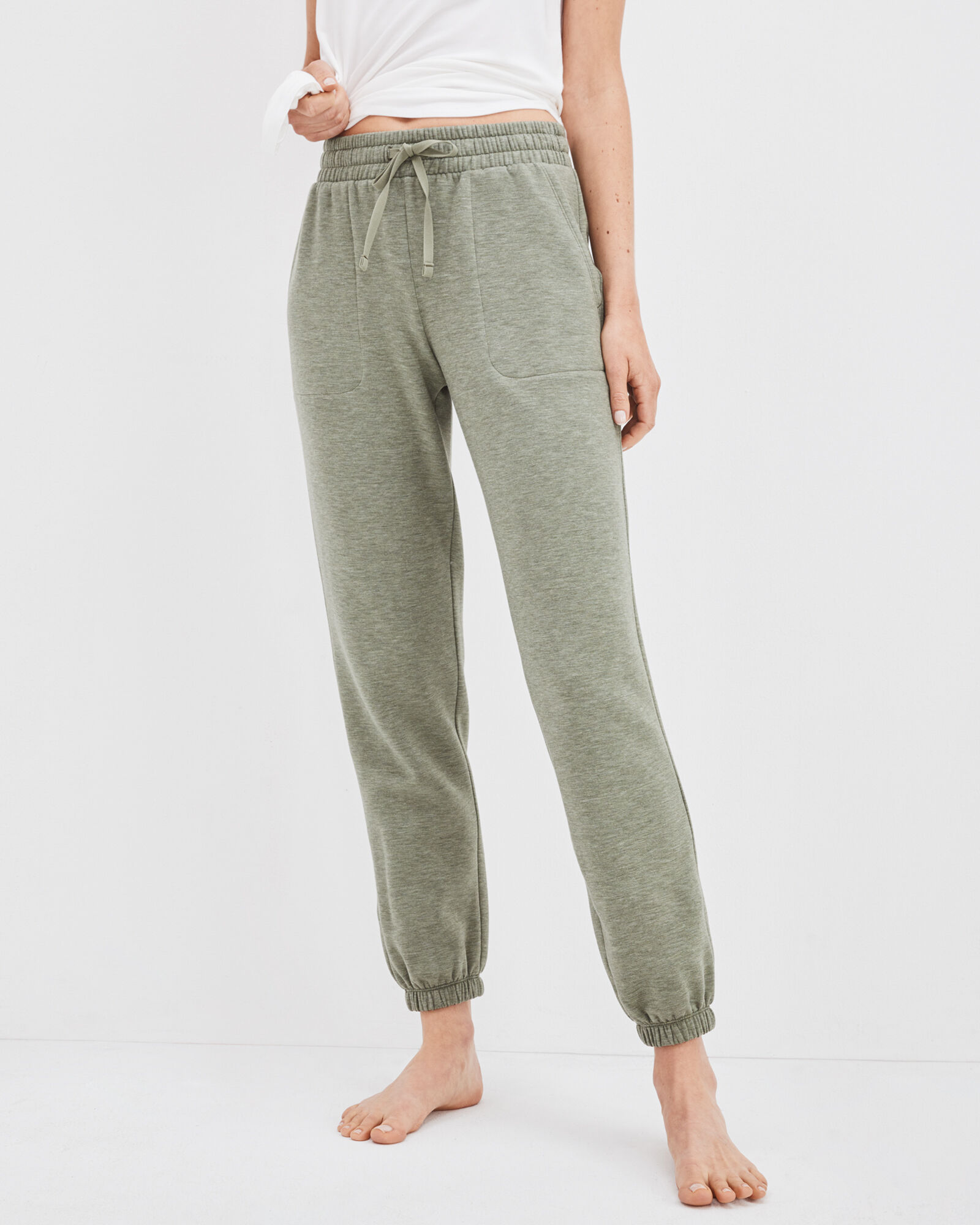Fleece Elastic Cuff Joggers Haven Well Within
