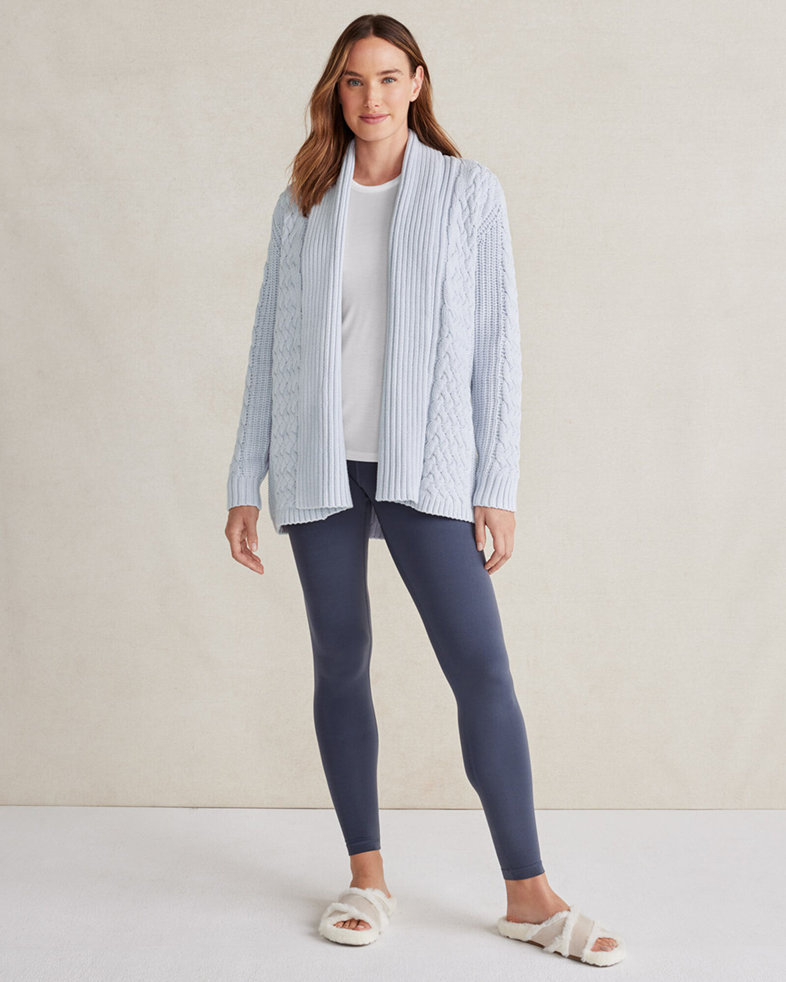 Cable Knit Flyaway Cardigan | Haven Well Within