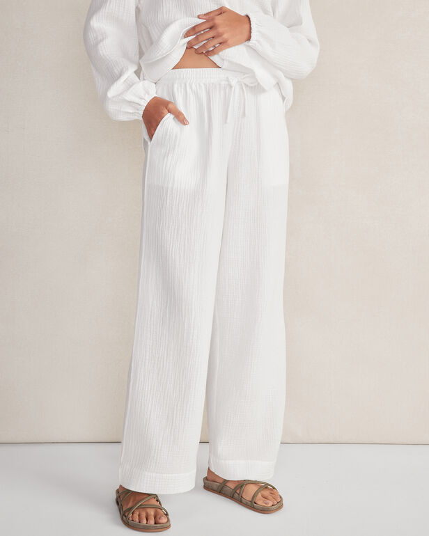 Organic Cotton Gauze Pants