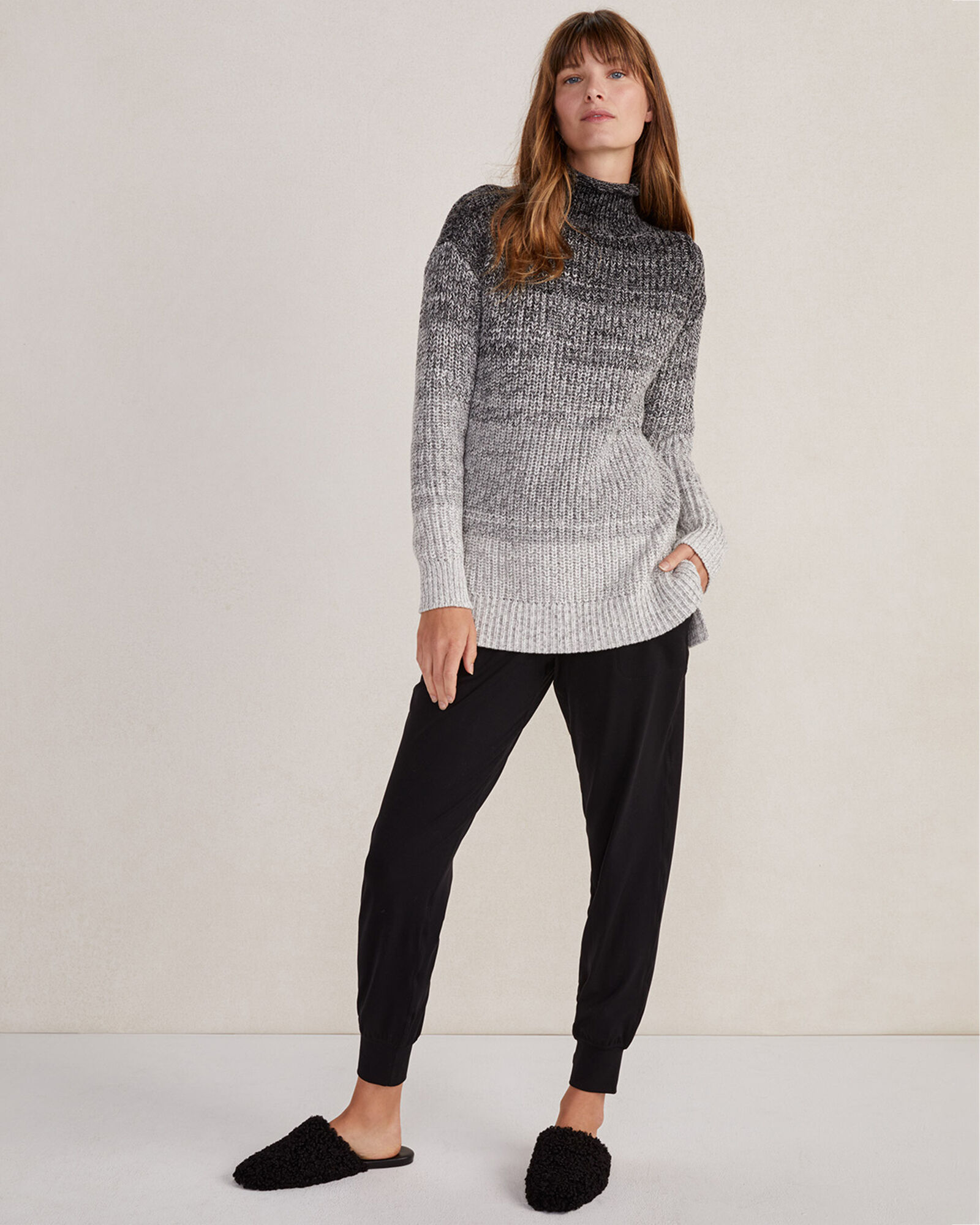 Organic Cotton Ombré Roll Neck Sweater | Haven Well Within