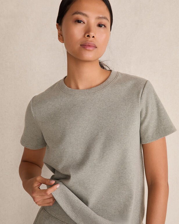Resti Organic Cotton Rib Knit Tee