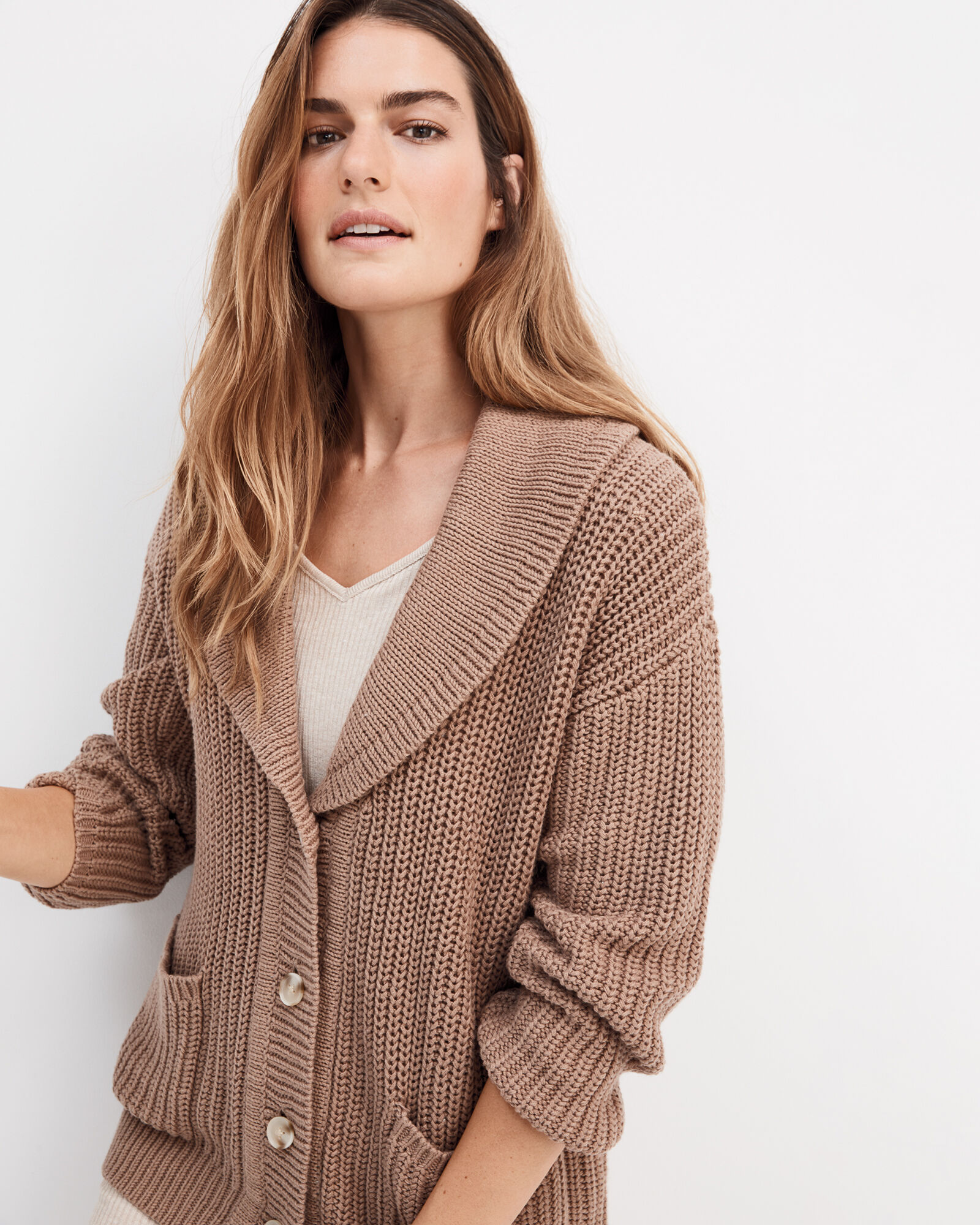 Ladies collared cardigans shop