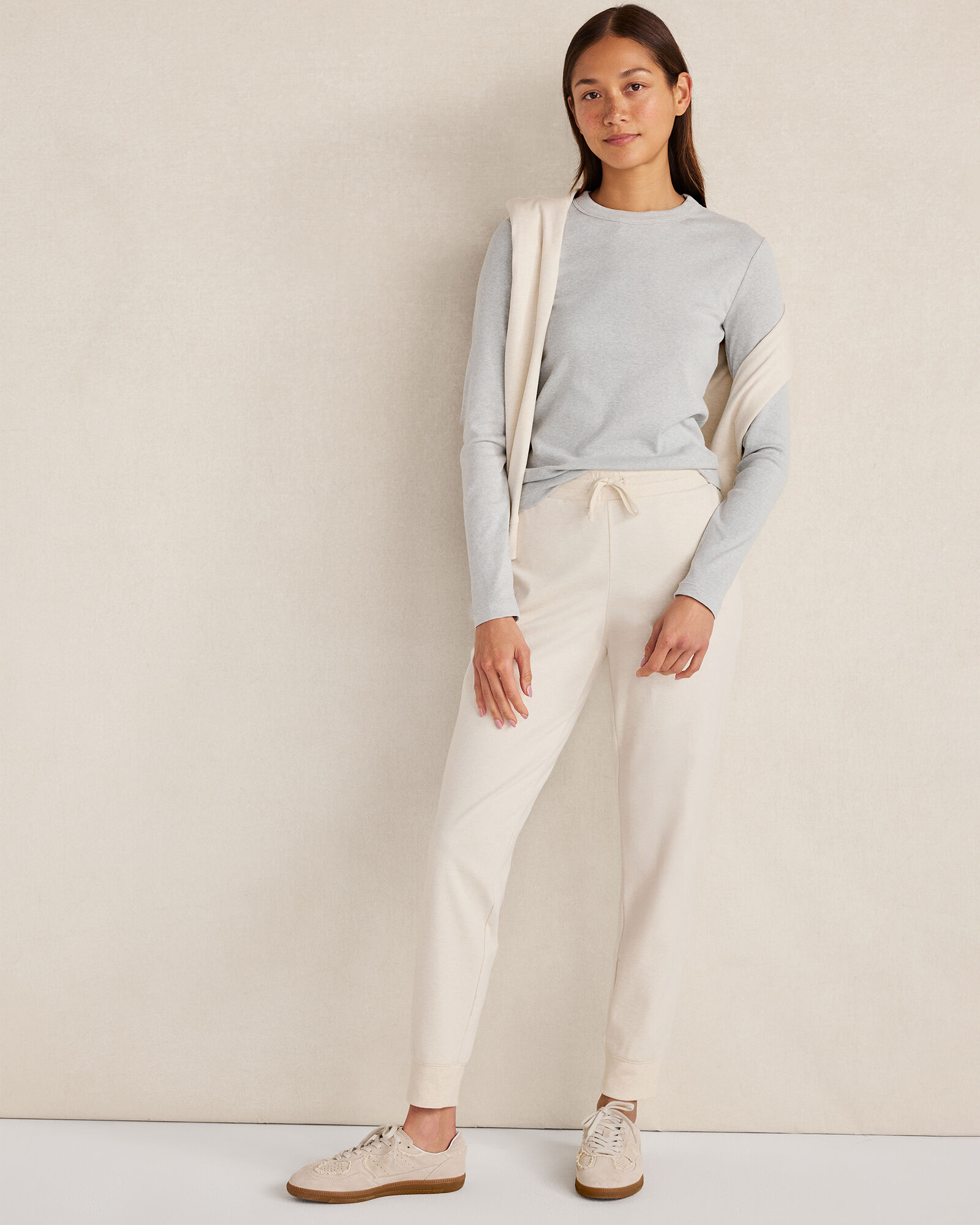 Botanical-Dyed Organic Cotton Long Sleeve Tee