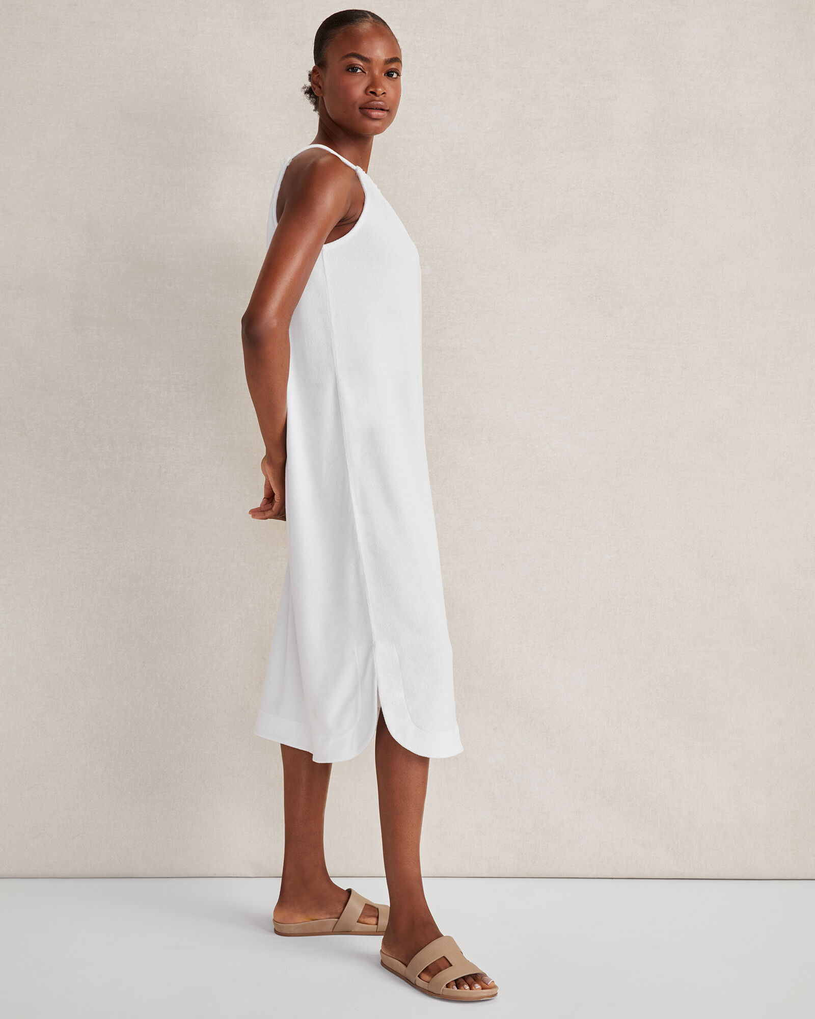 Terry cloth lounge dress on sale
