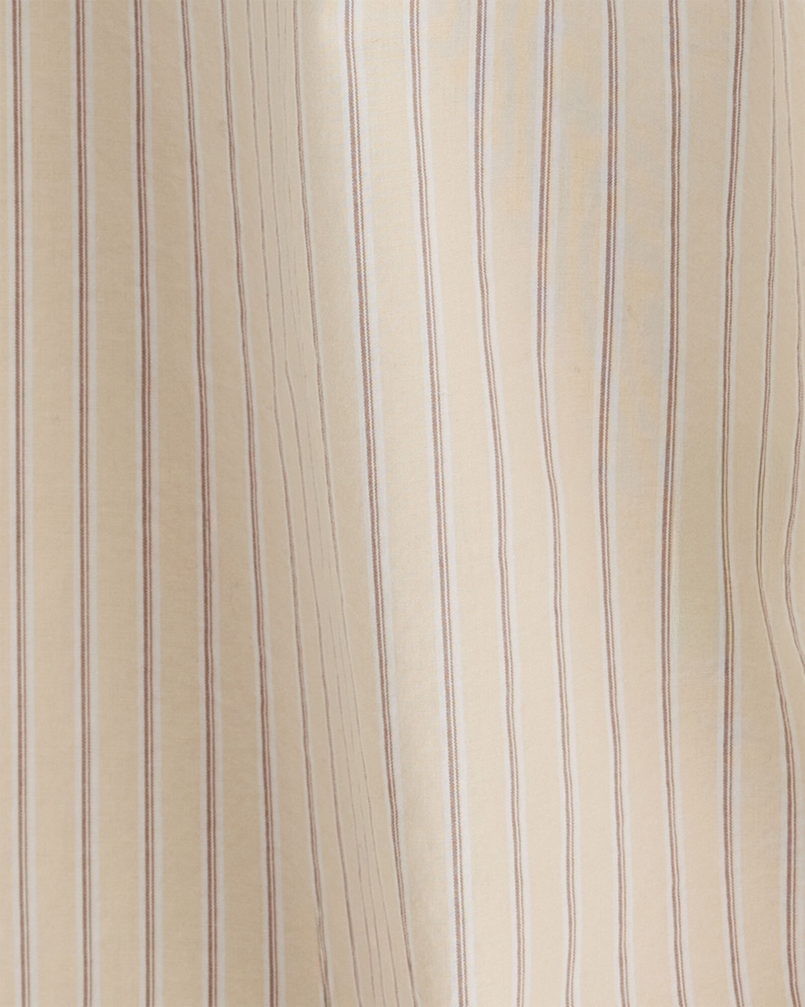 Organic Cotton Poplin Stripe Pajama Top