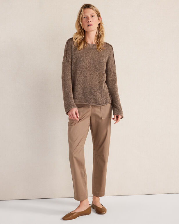 Linen Tape Yarn Crewneck