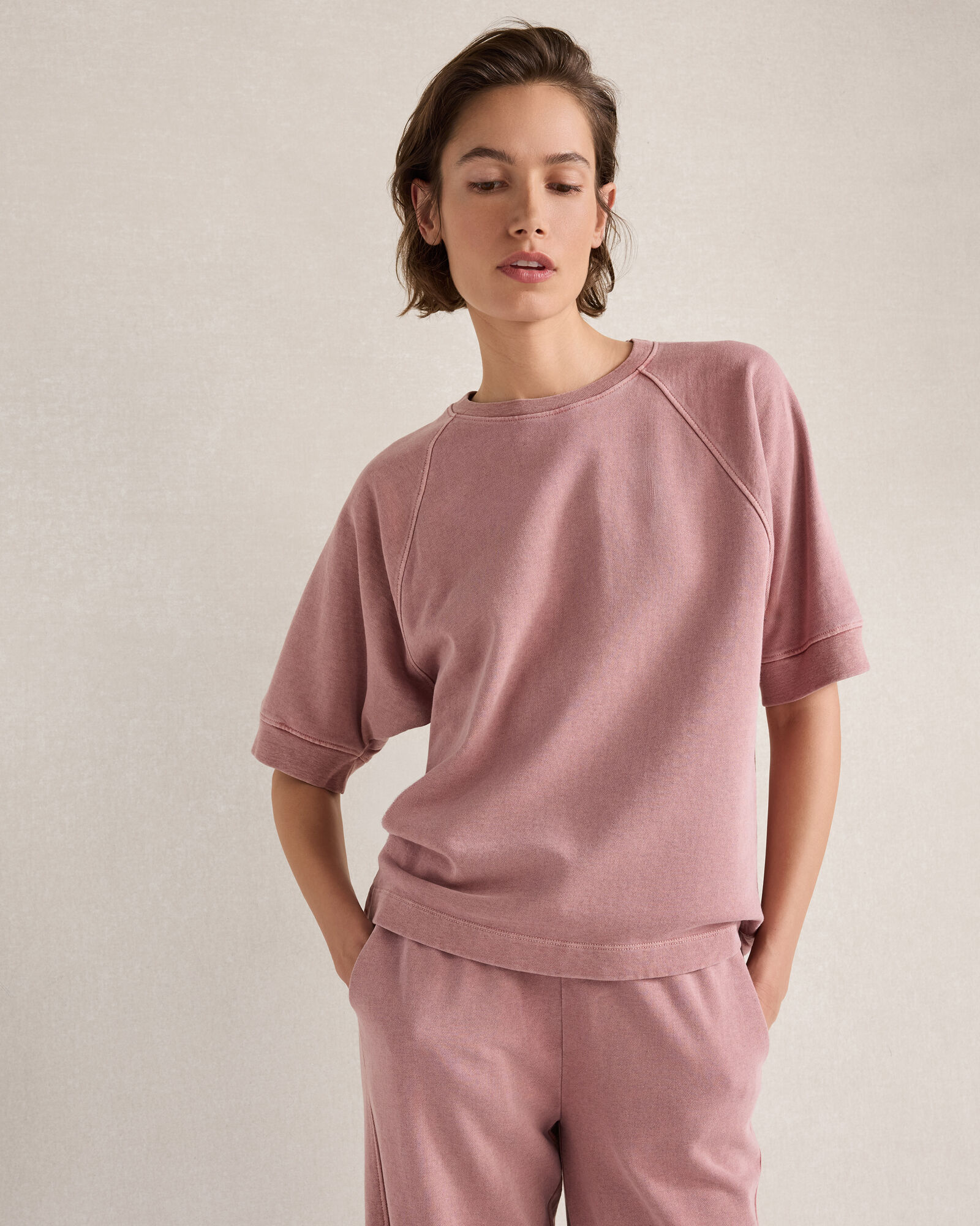 Organic Cotton Terry Raglan Tee