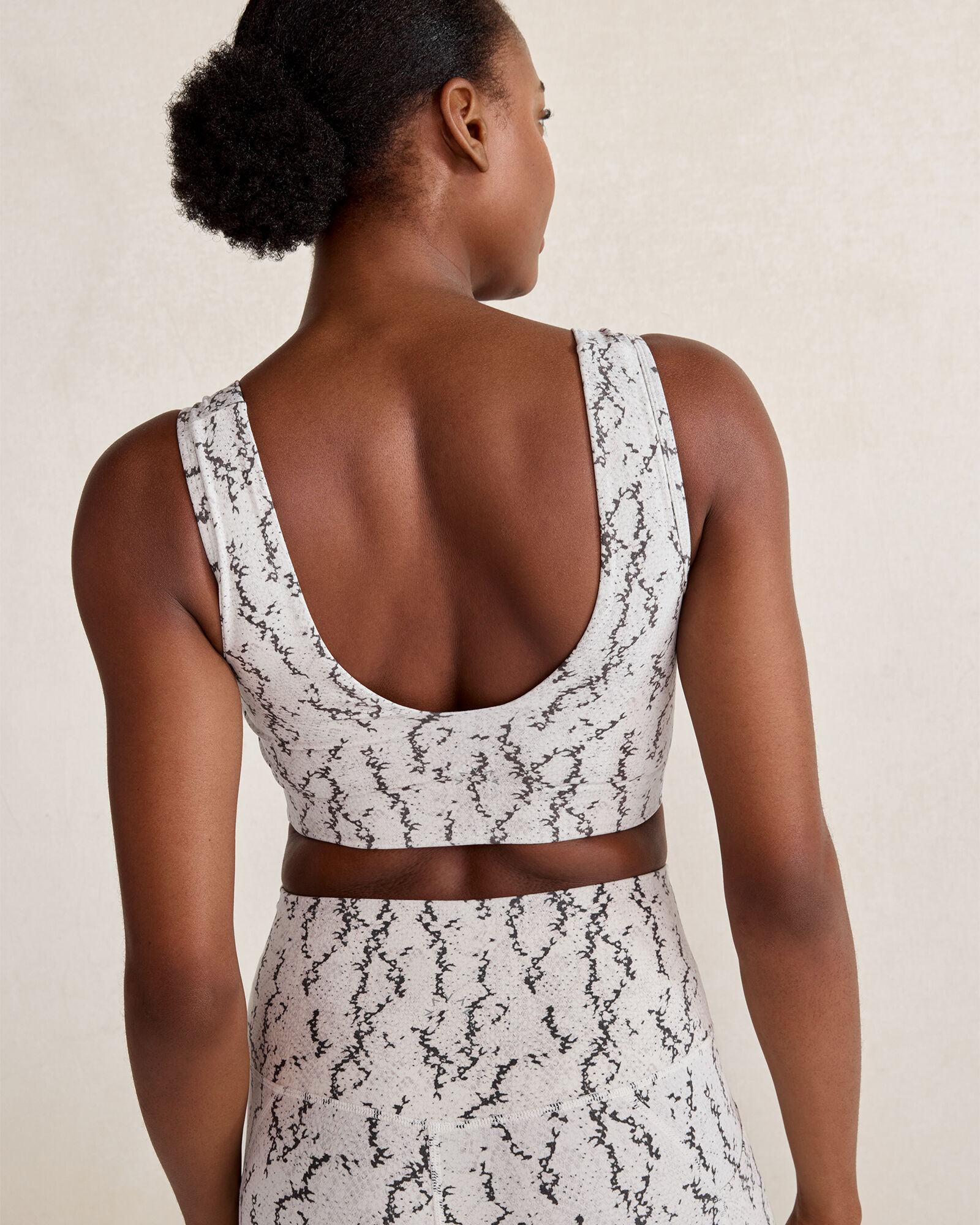 Varley Fragmented Snake Bra