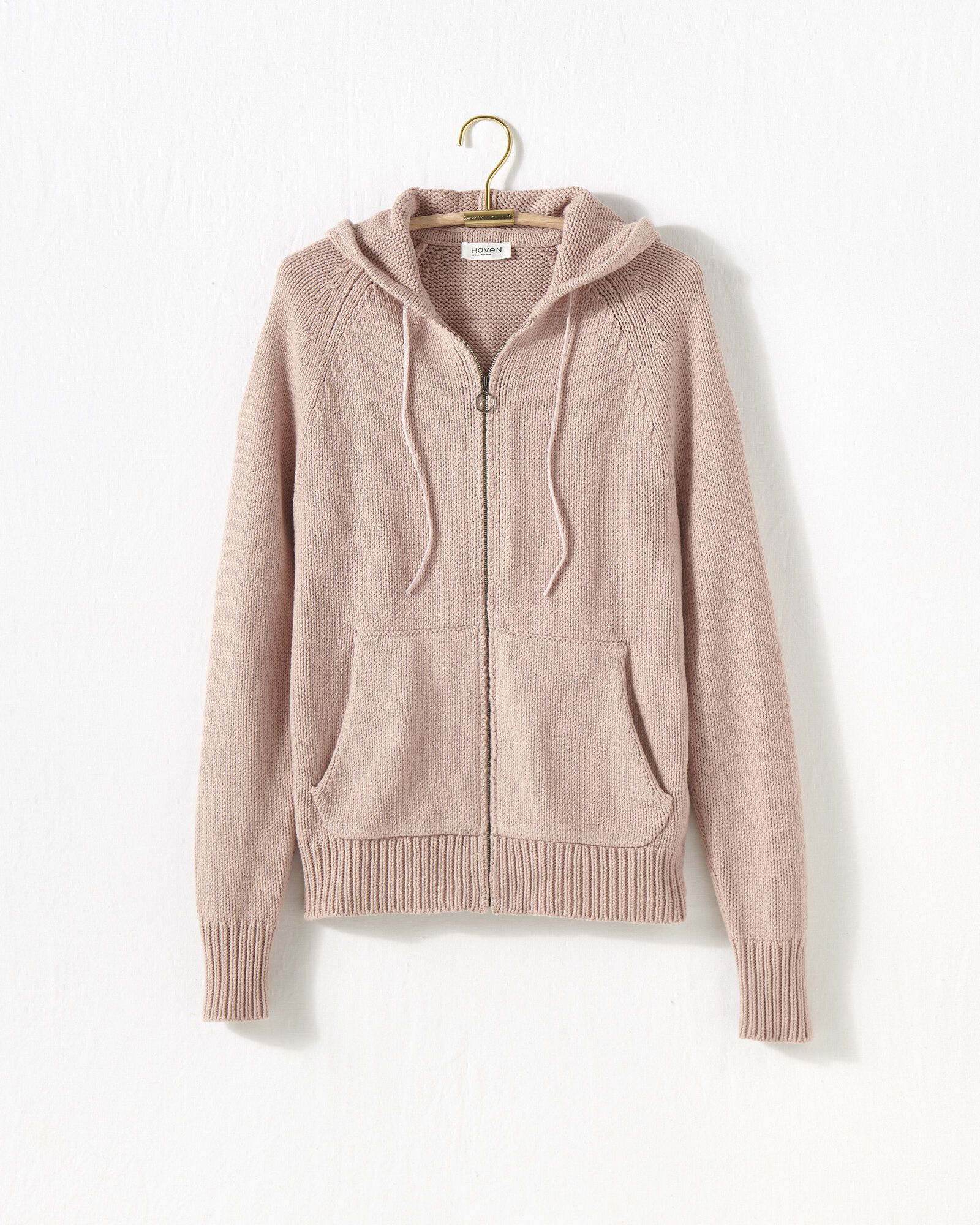 Stitch zip online up hoodie