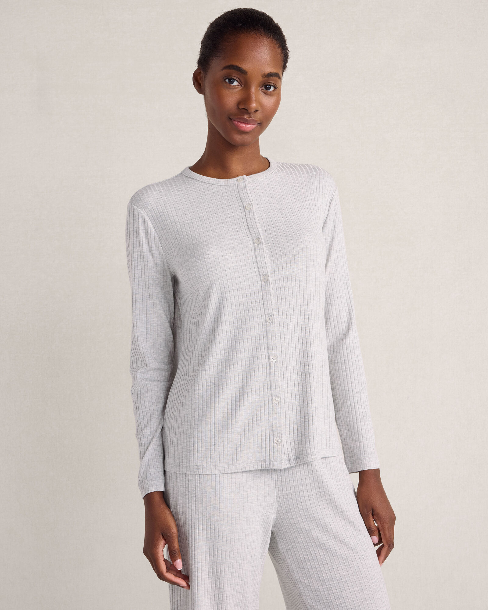 Resti Drapey Rib Knit Cardigan