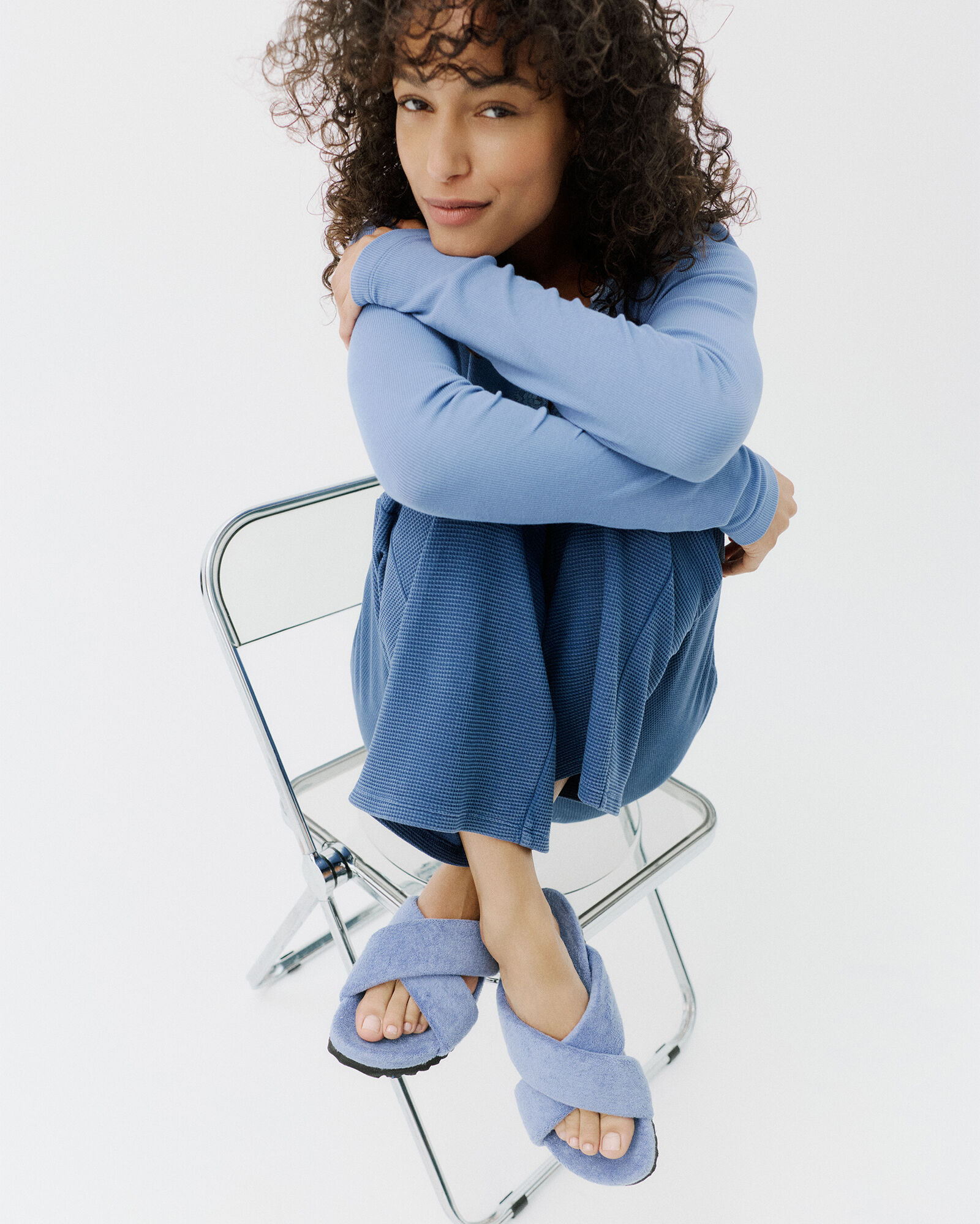 Resti Criss-Cross Terry Slippers