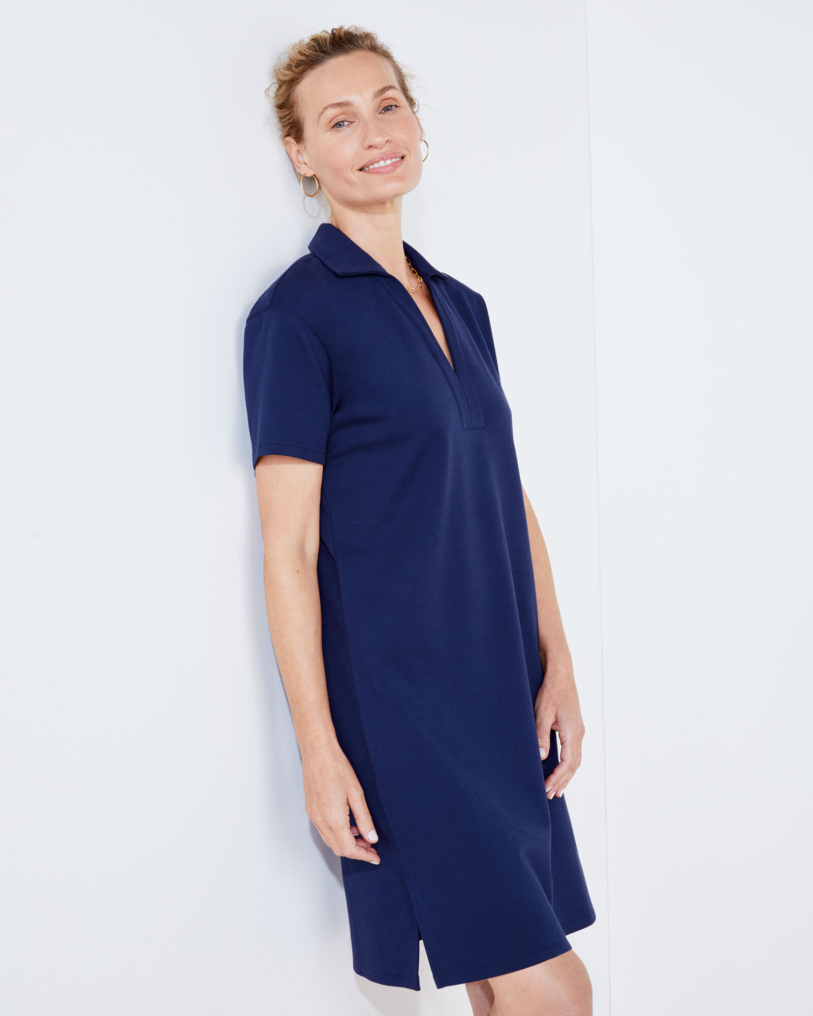 Polished Lounge Polo Dress