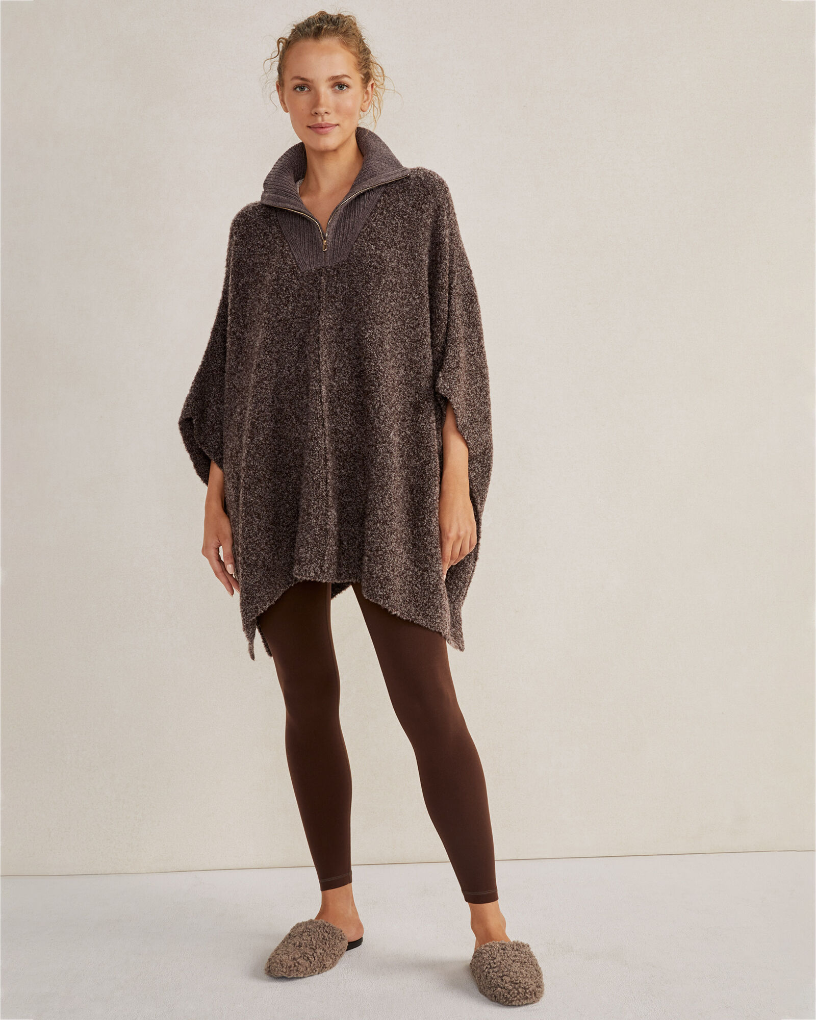 Merino Boucl&eacute; Poncho