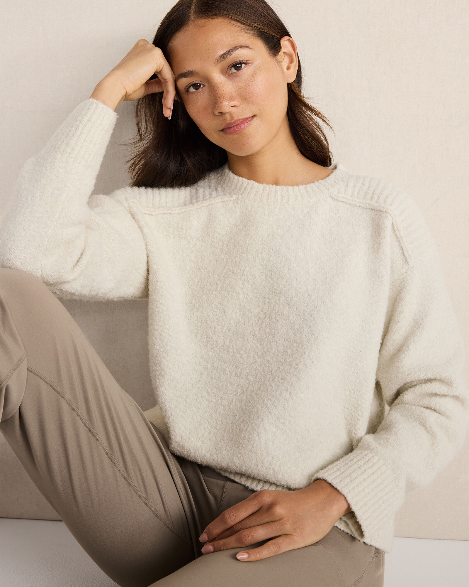 Boucle Crewneck Sweater