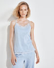 Organic Cotton Jersey Lace Cami
