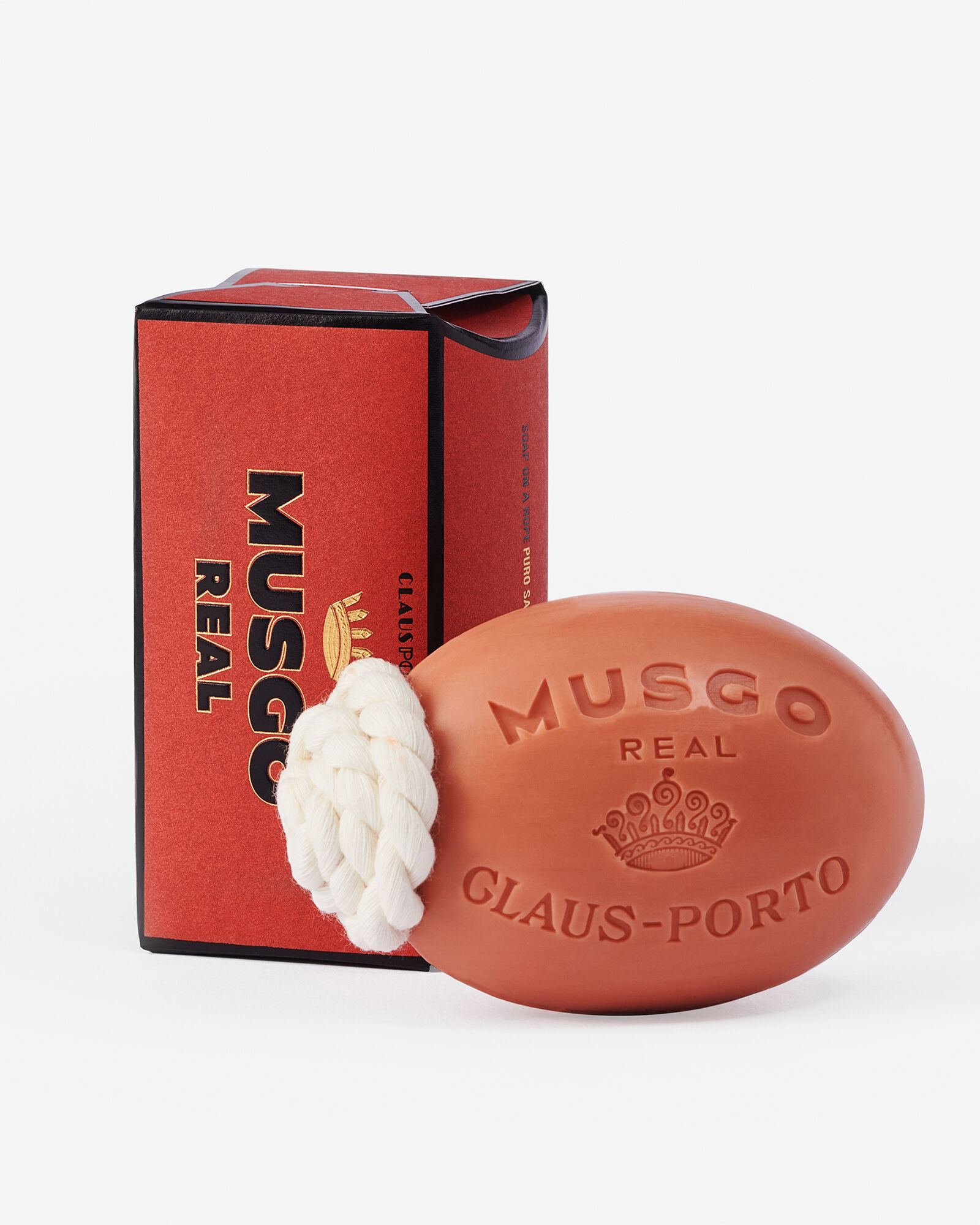 Claus Porto Musgo Real Soap on a Rope in Puro Sangue