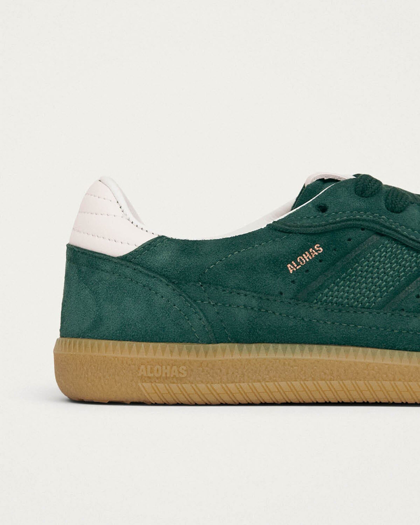 ALOHAS Tb.490 Rife Forest Green Leather Sneakers