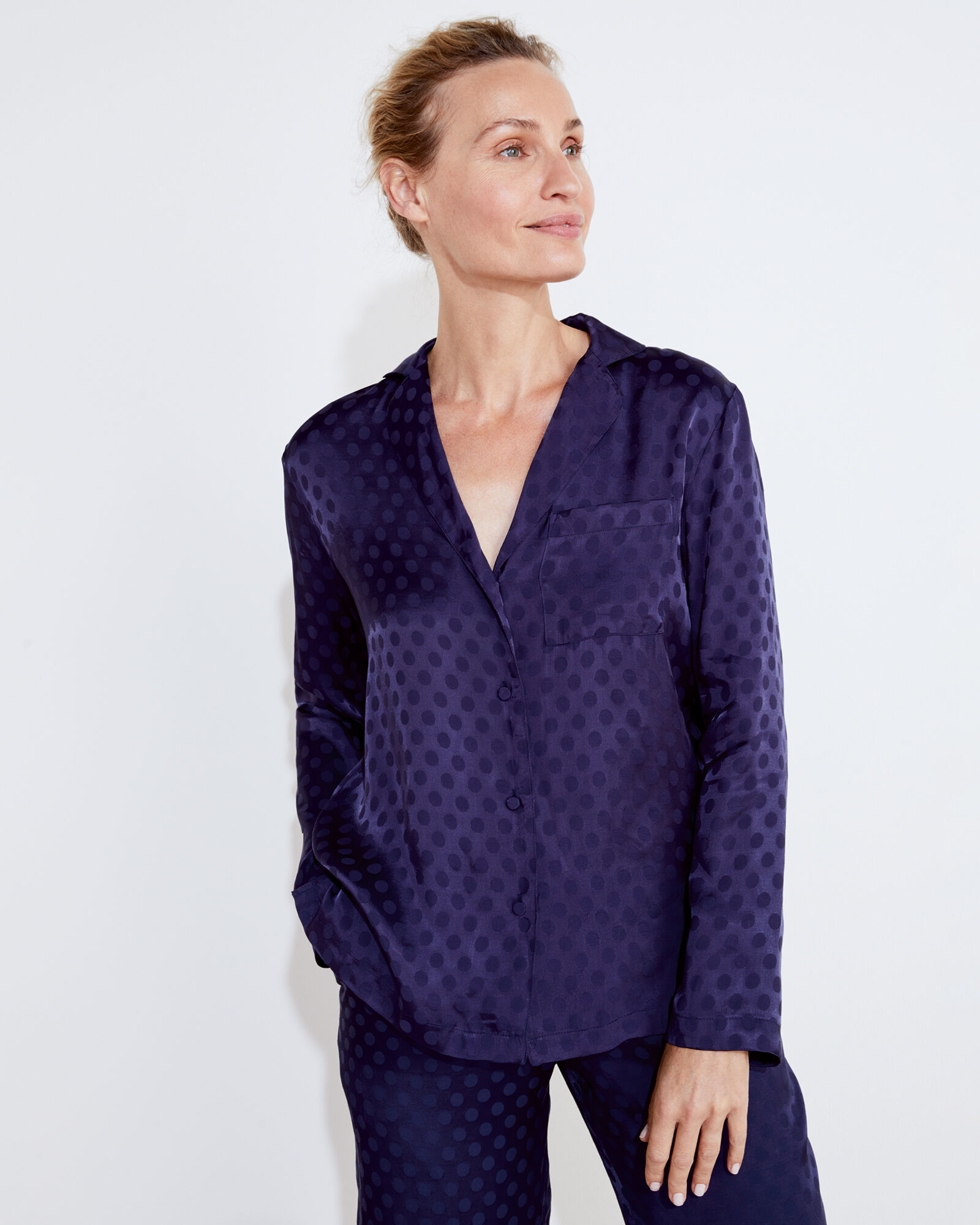 Purple store sleep shirt