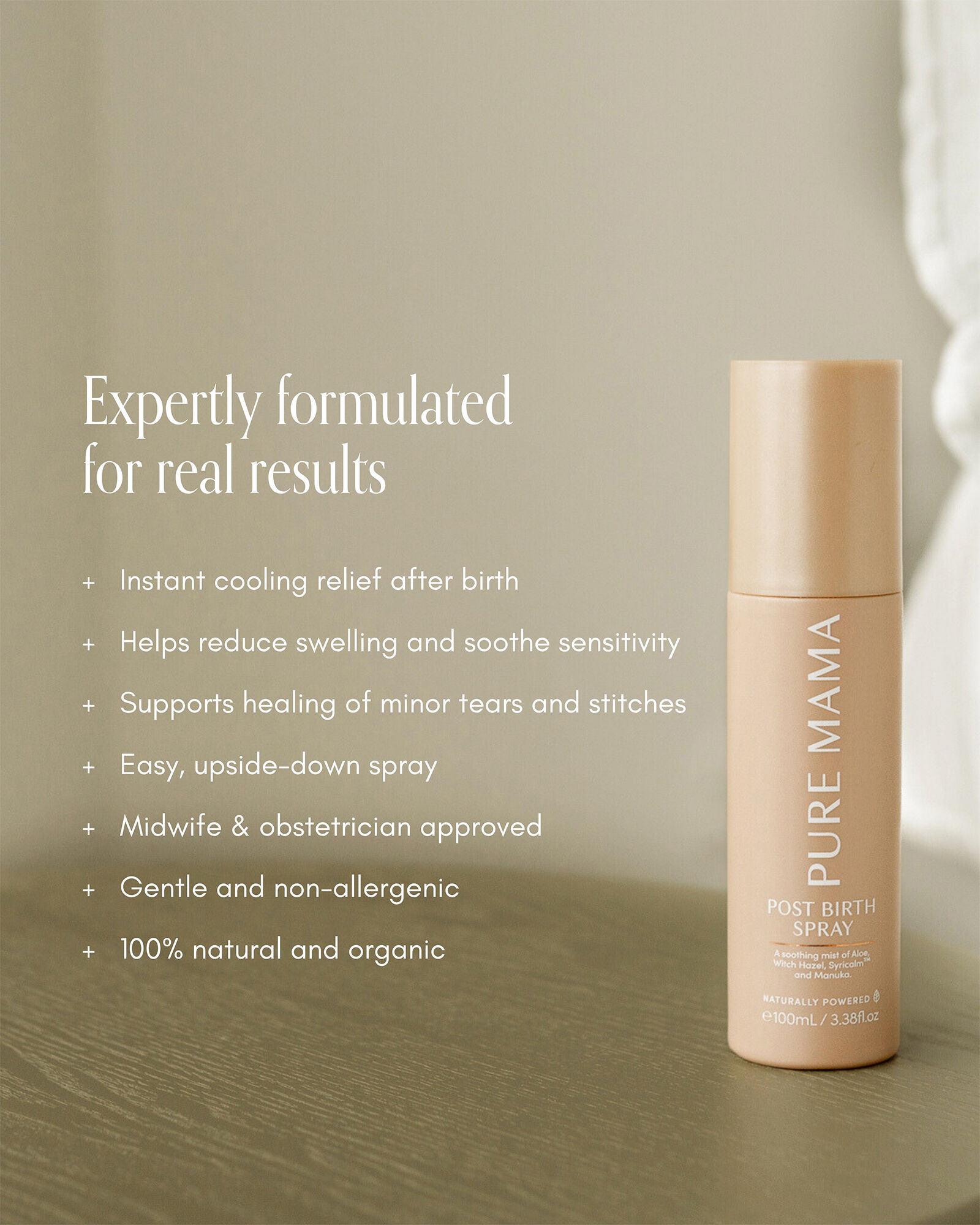 PURE MAMA Post-Birth Relief Spray