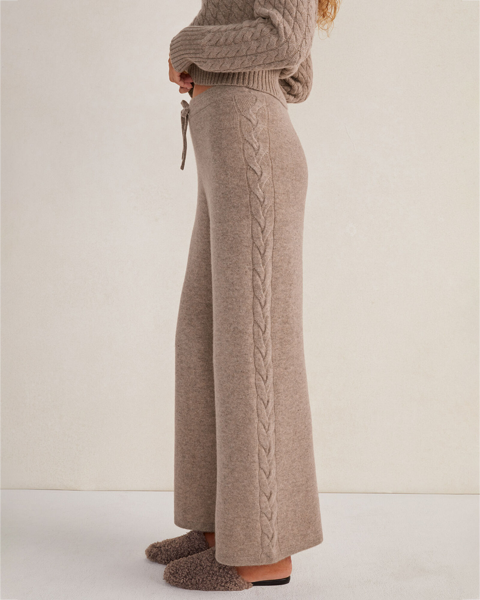 Cashmere Wide Leg Pants | Haven Well Within display picture 1