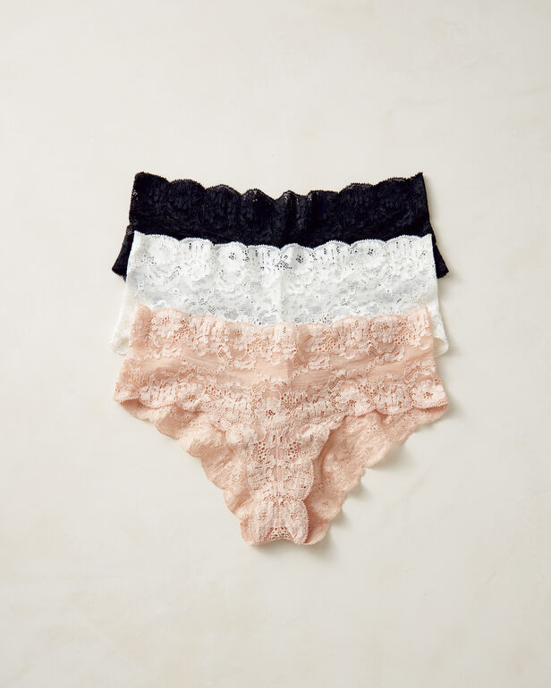 Stretch Lace Hipster 3-Pack