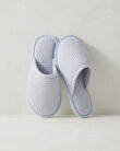 Organic Cotton Terry Waffle Slippers