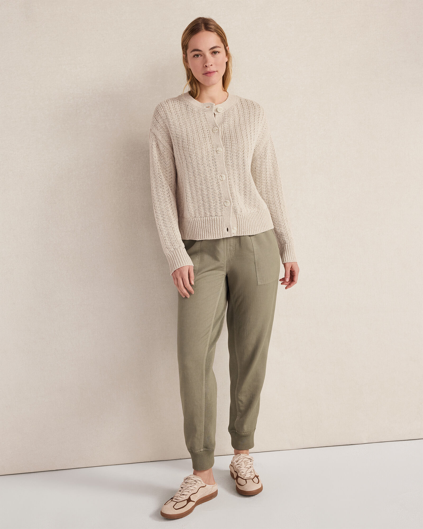 The Effortless Twill Jogger