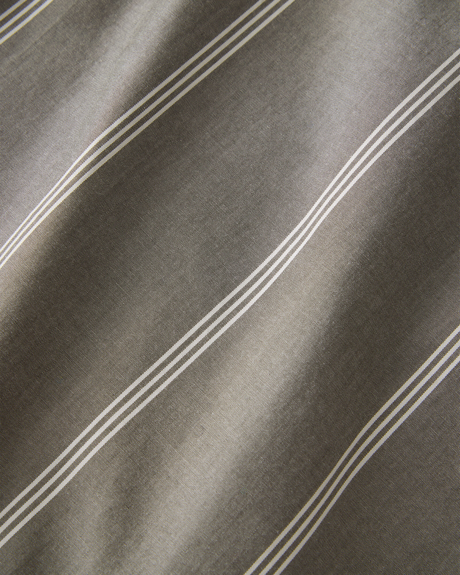 Organic Cotton Poplin Stripe Long Sleeve Top