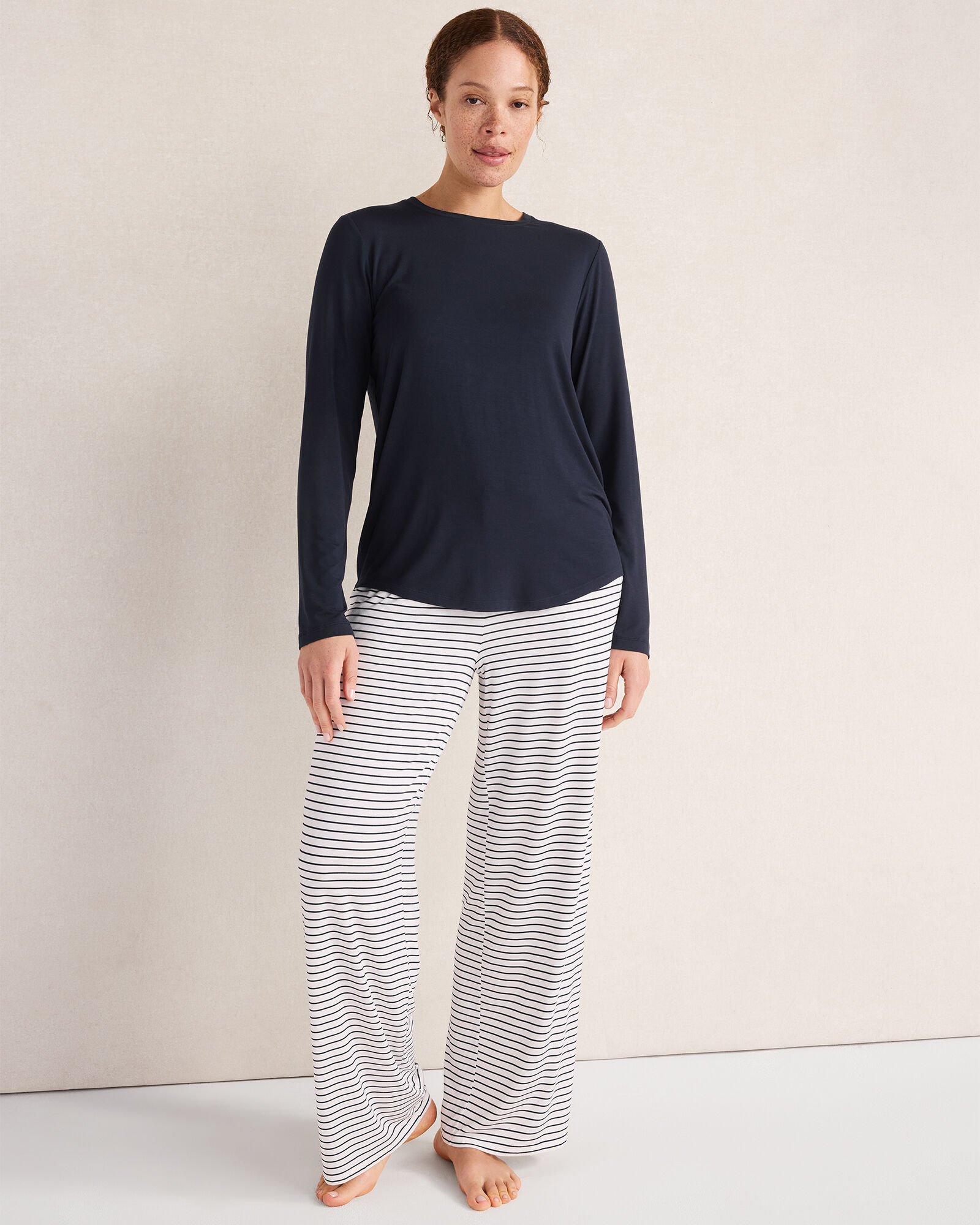 Calm &amp; Cool Long Sleeve Pajama Top
