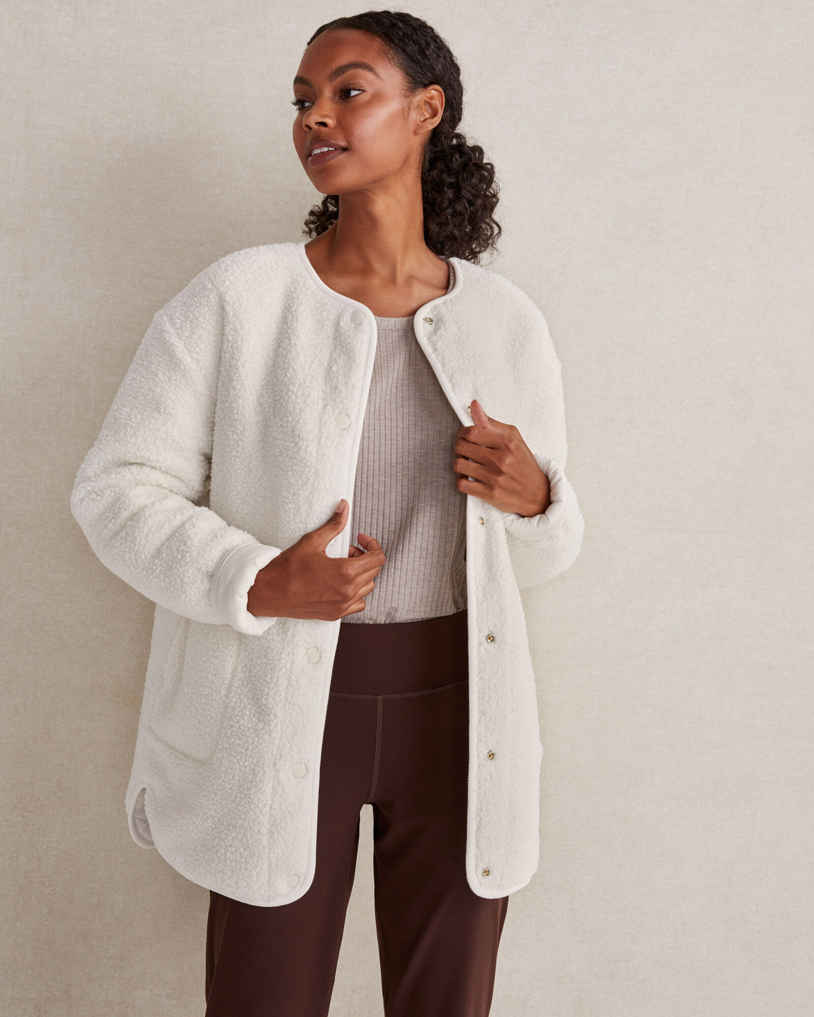 Reversible Sherpa Cardigan