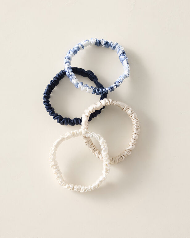 Washable Silk Hair Ties &mdash; Tie Dye Multi