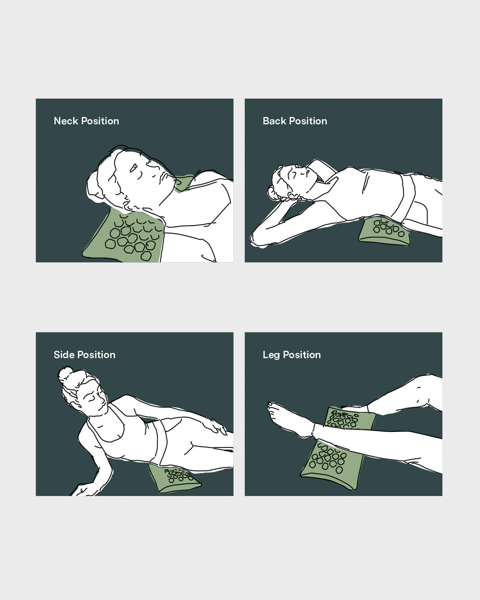 Kanjo Lavender Acupressure Pillow Haven Well Within