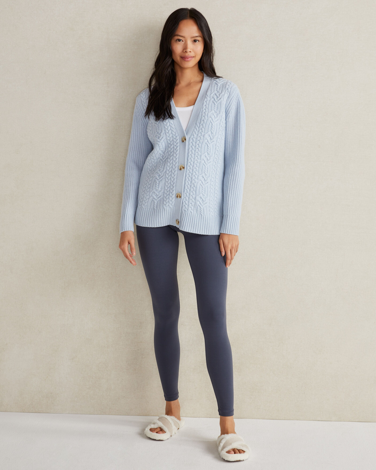 Cashmere Textured Cardigan | Haven Well Within
