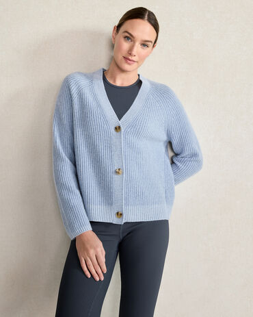Recycled Cashmere Cropped Cardigan
