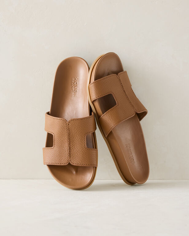 Leather Cutout Slides