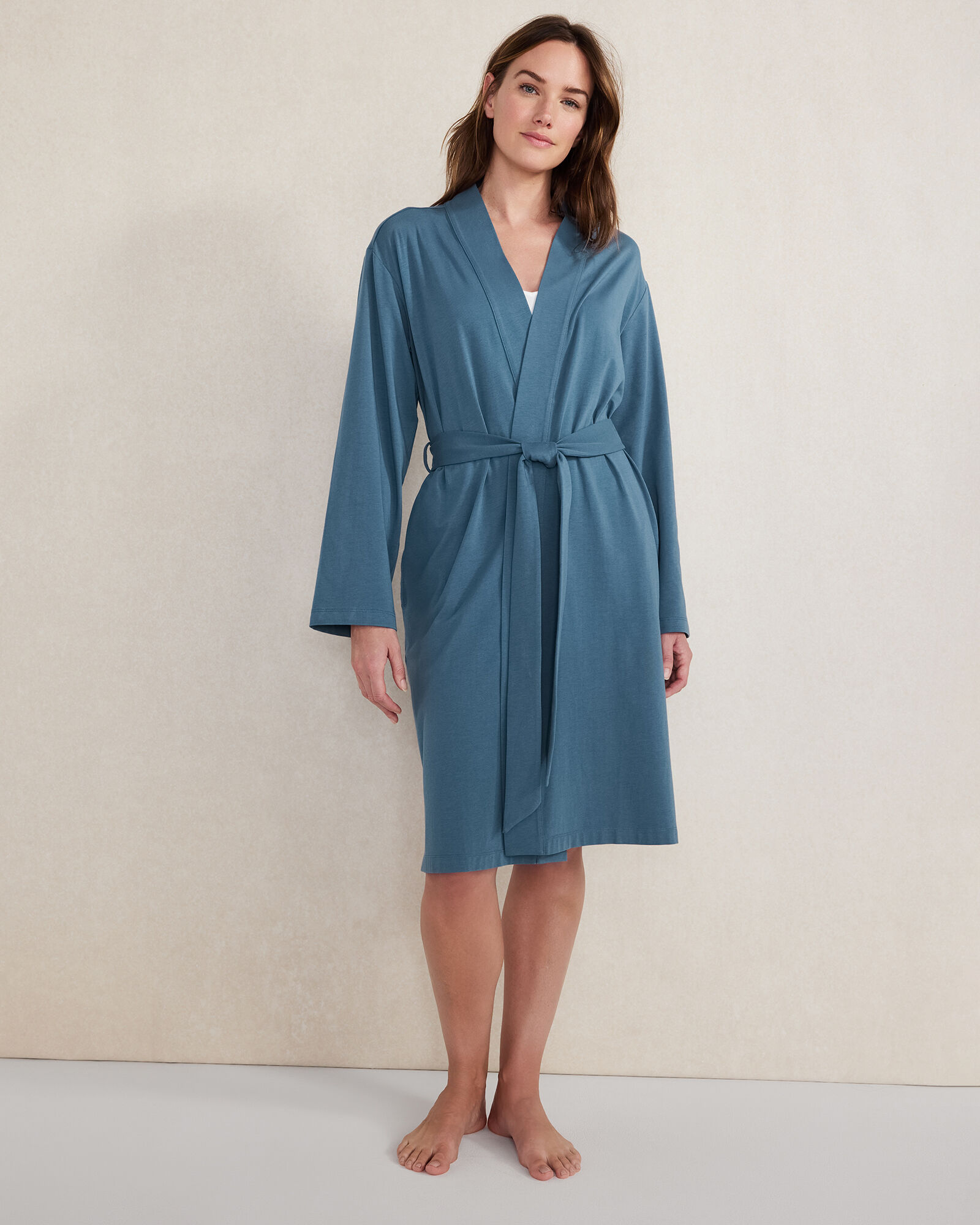 Organic Cotton Jersey Robe