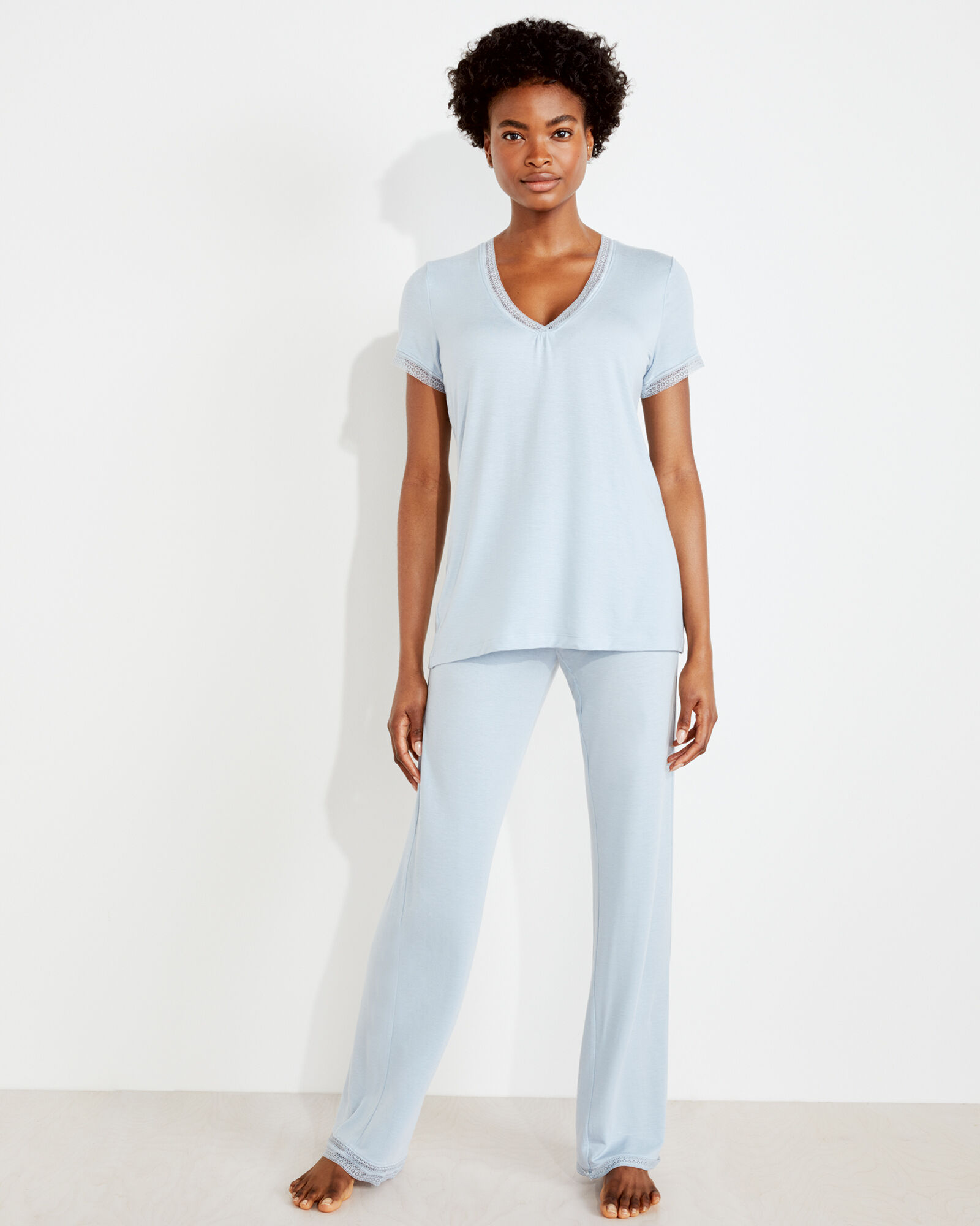 Dream Tencel Lace Trim Sleep Pants Haven Well Within