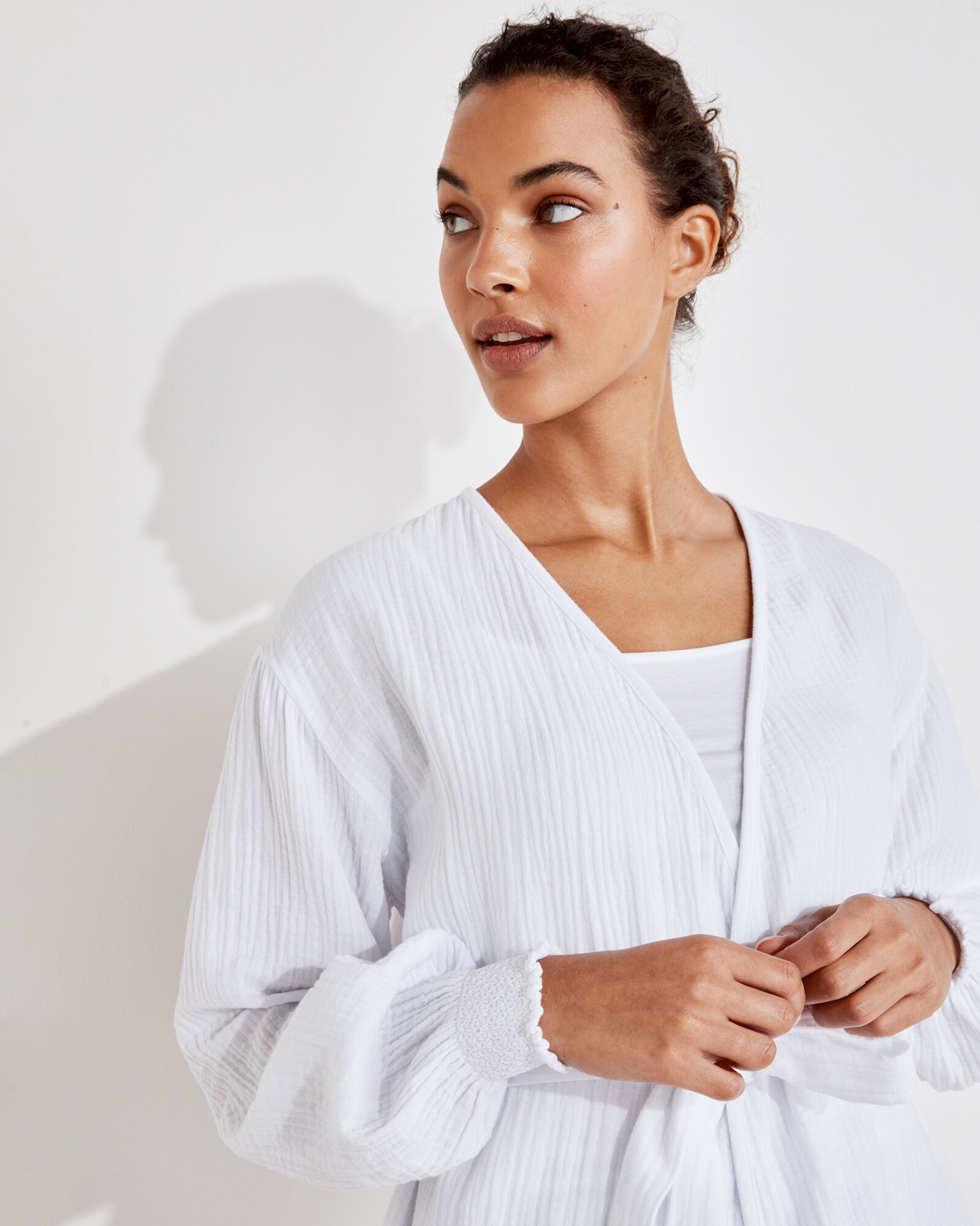 Organic Cotton Gauze Robe