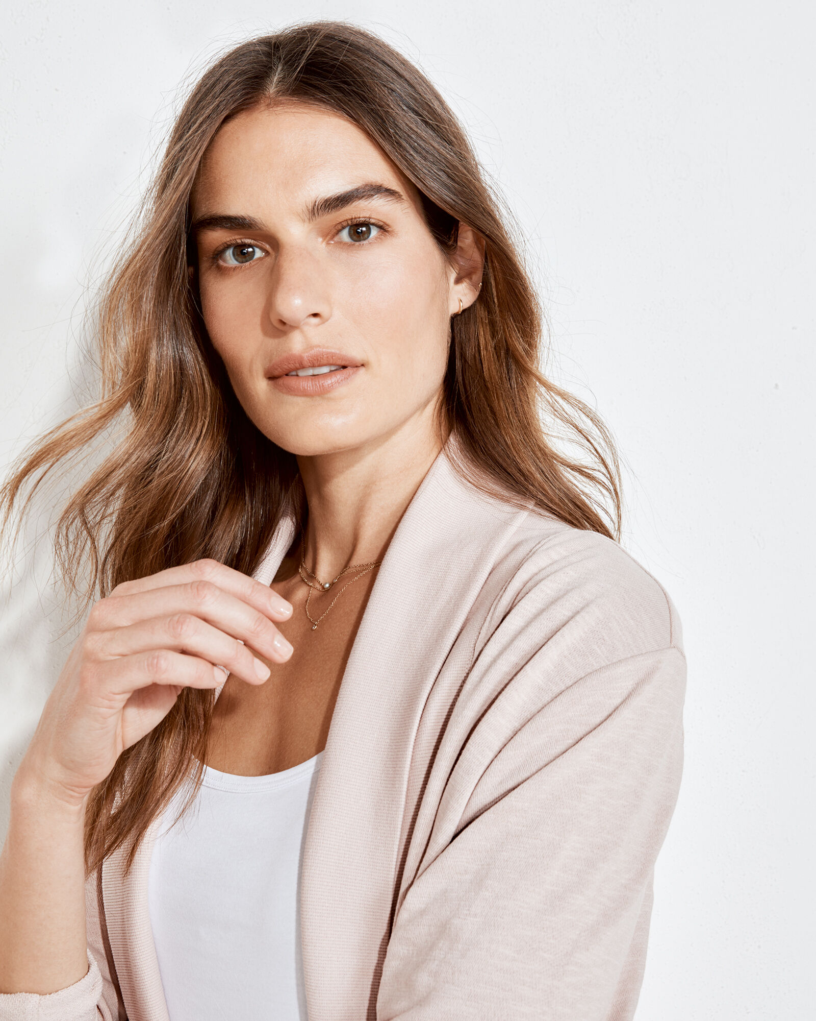 Cotton Slub French Terry Cocoon Cardigan Haven Well Within