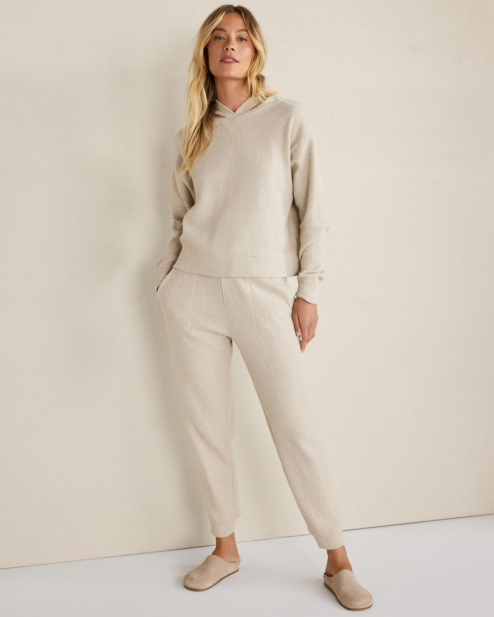 Resti Organic Cotton Waffle Jogger