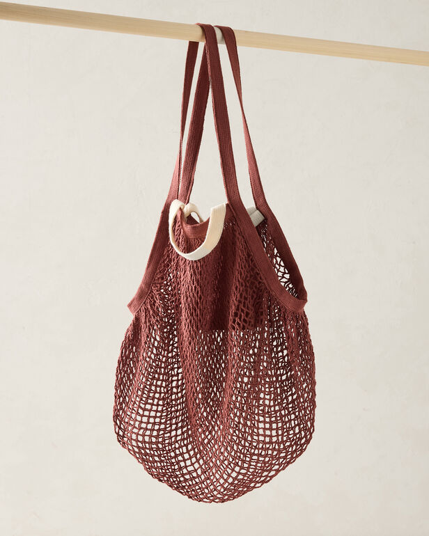 IMMODEST COTTON X Haven Well Within 'Garnet' Jumbo Net Bag