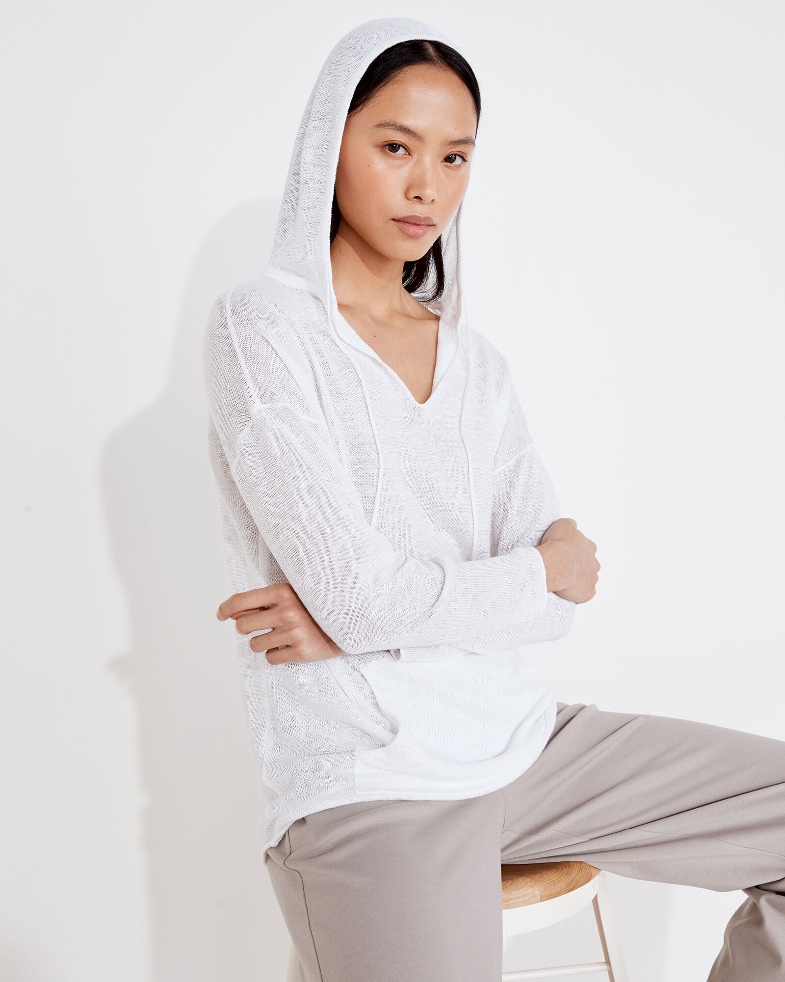 Linen Hoodie