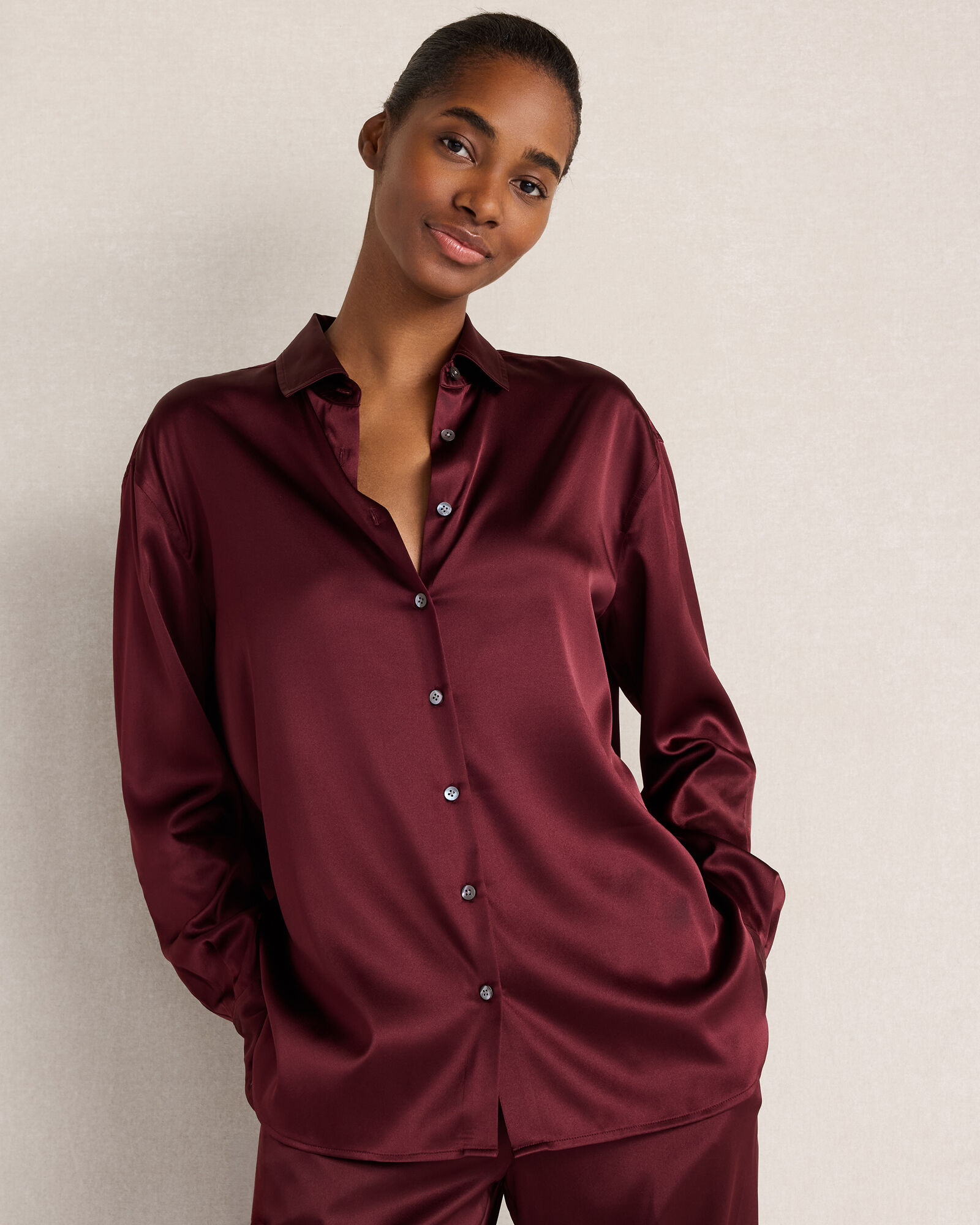 The Daily Shirt in Washable Silk