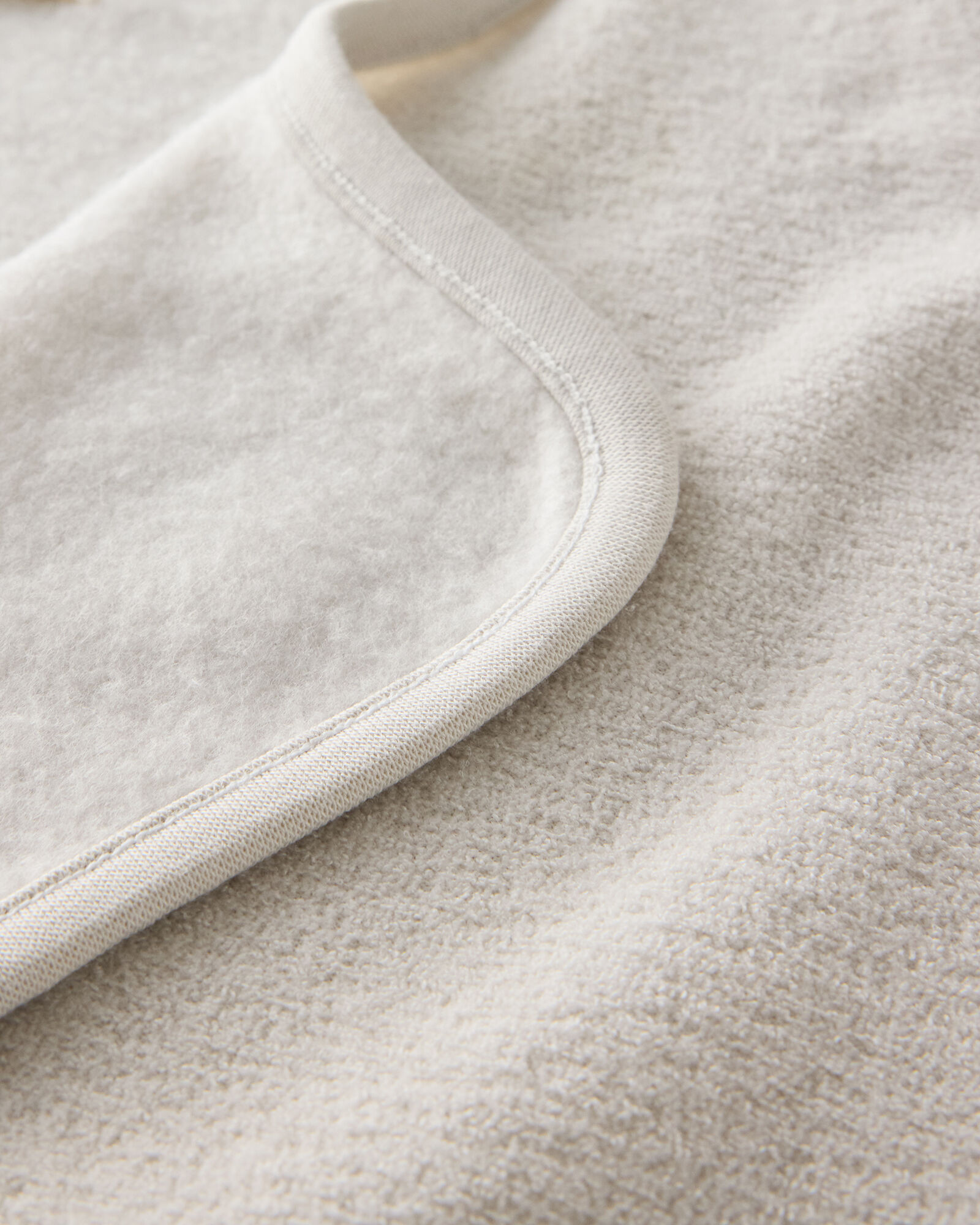Brushed Terry Open Front Jacket