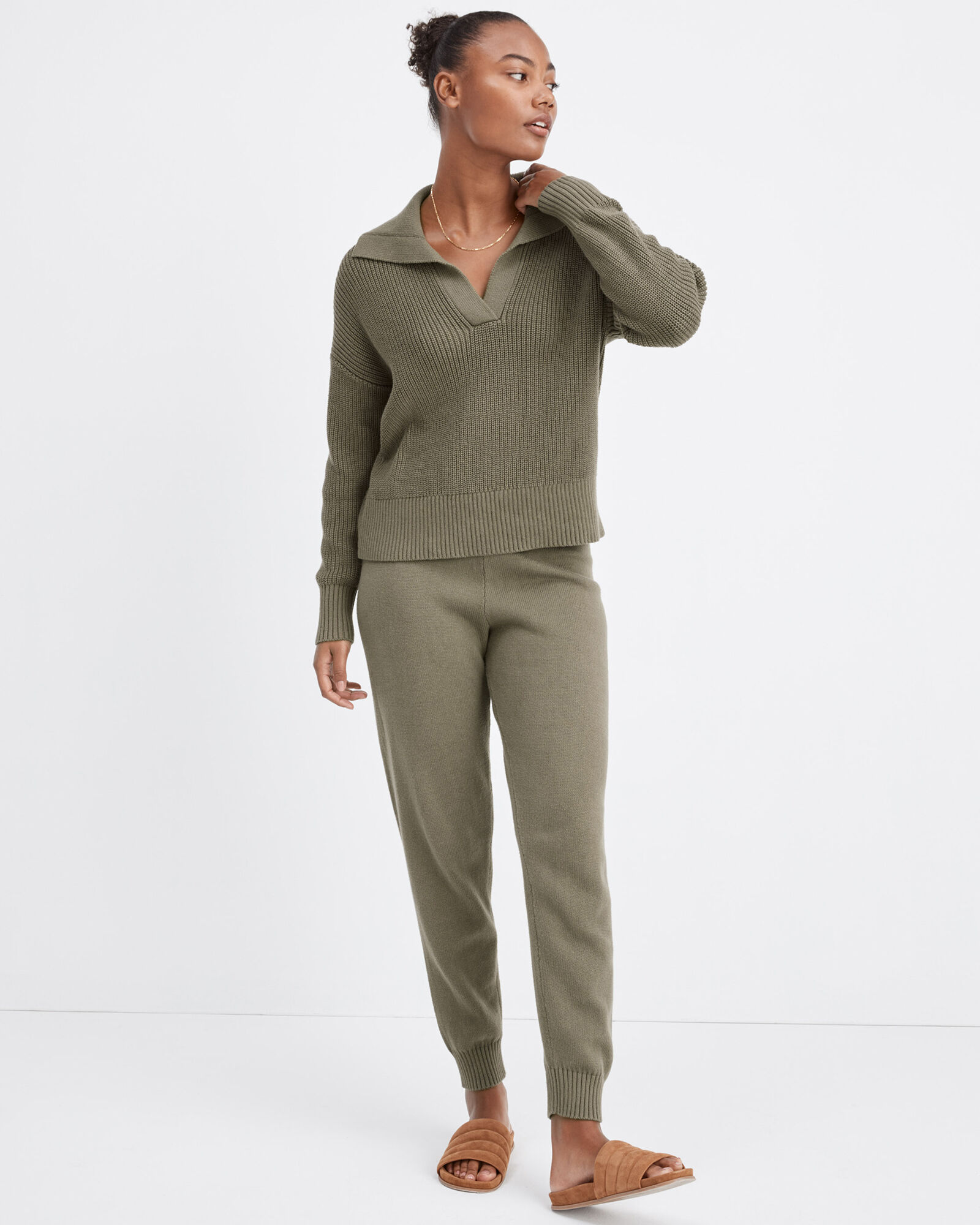 Sweater jogger set outlet