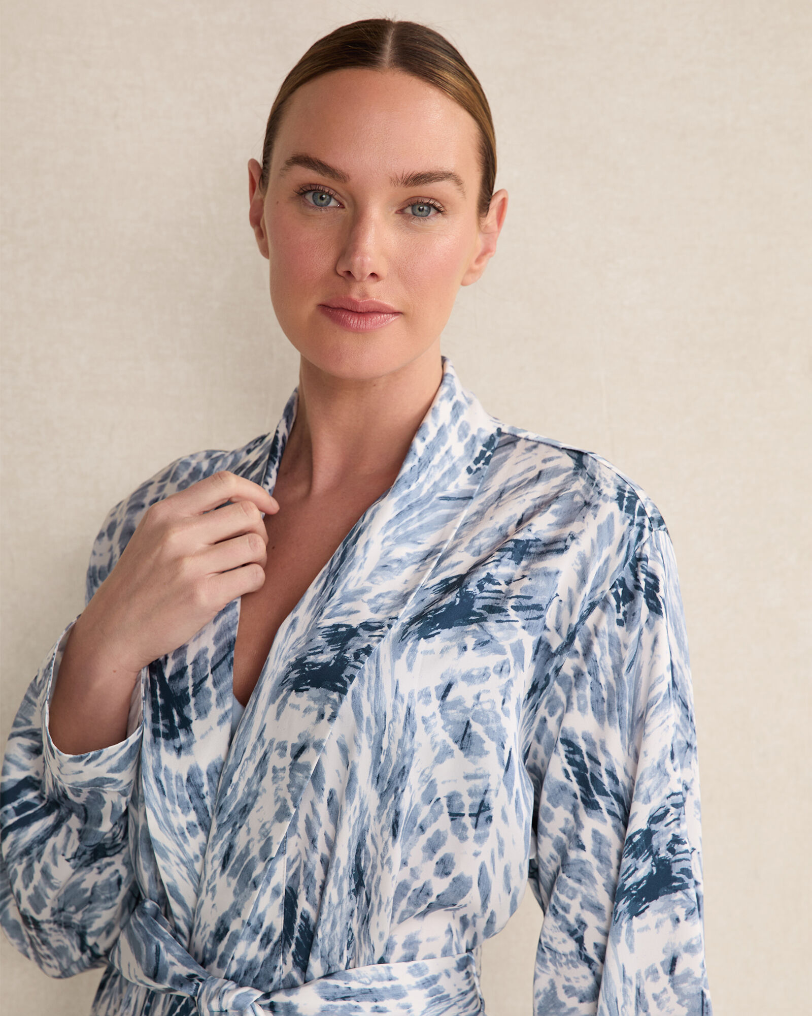 Washable Silk Tie Dye Robe