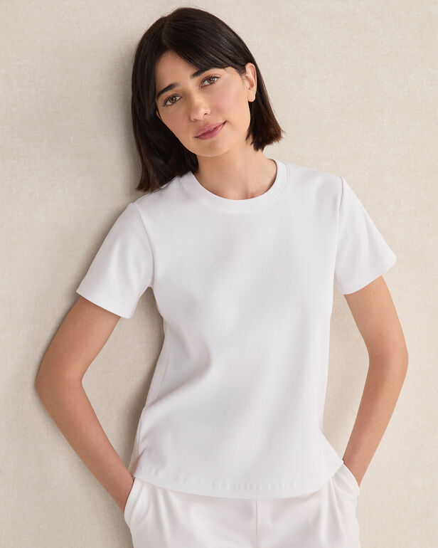 Resti Organic Cotton Rib Knit Tee