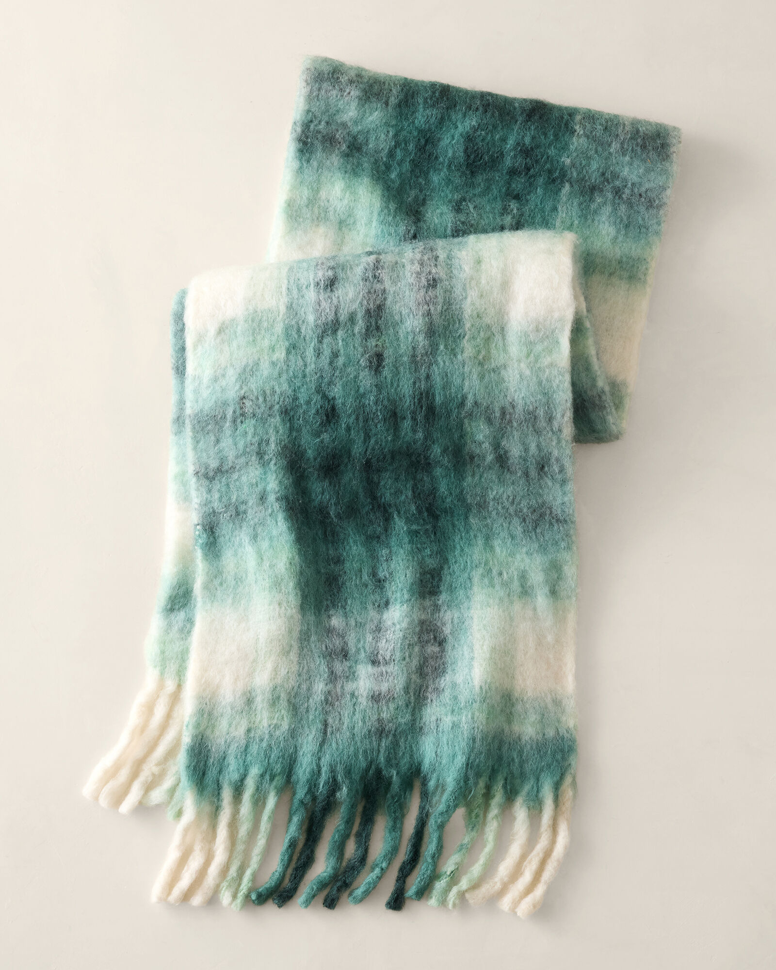 Oversized Plaid Scarf