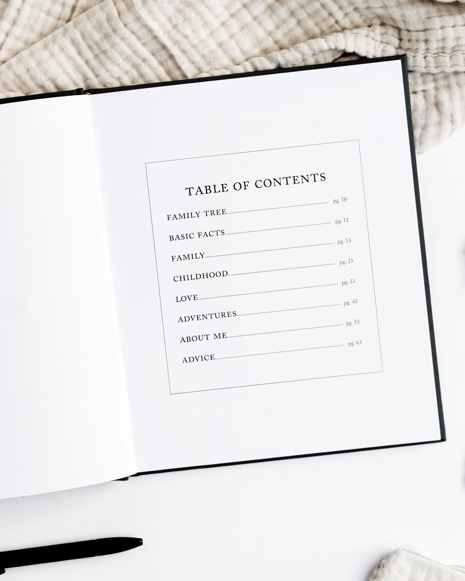 Duncan &amp; Stone Paper Co. Life Story Journal: Mom