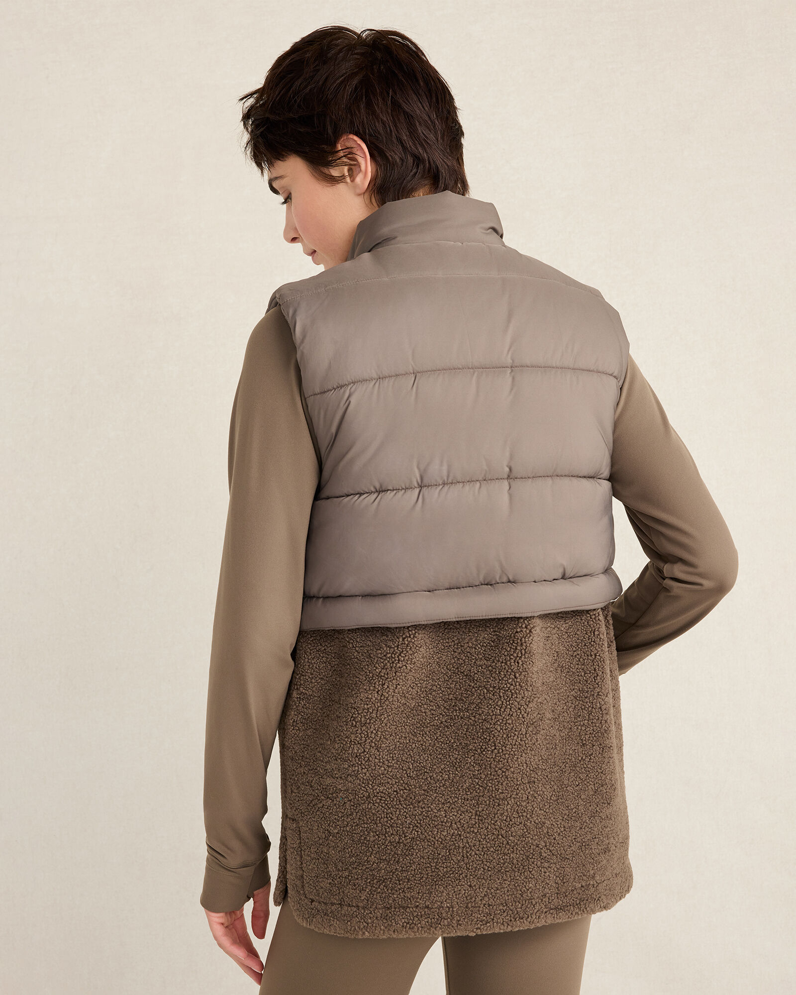 Sherpa Puffer Vest